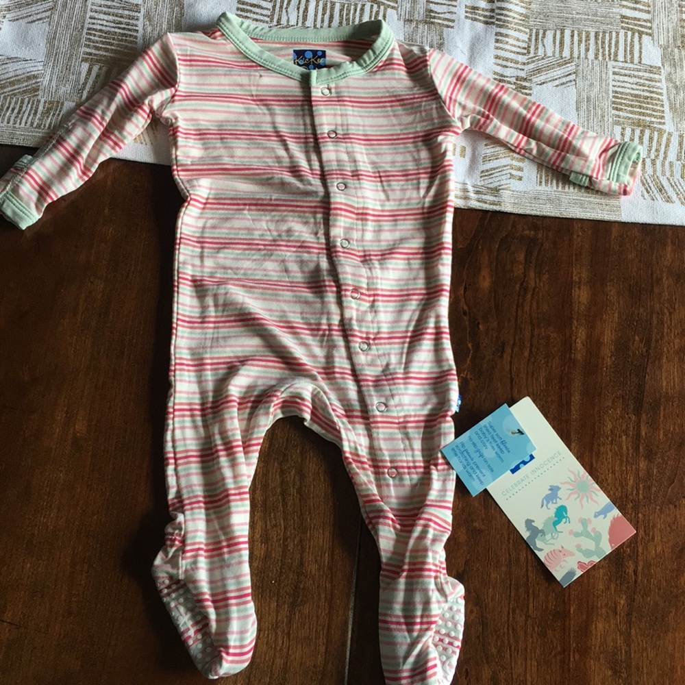 Kickee footed pajamas